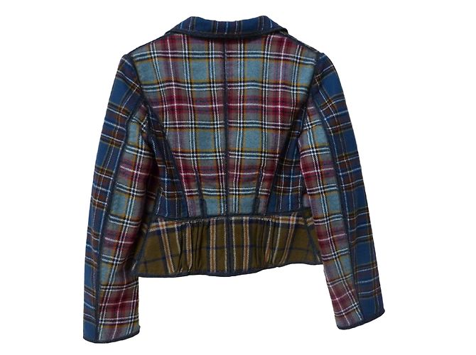 Philosophy Di Alberta Ferretti Wolljacke Tartan - Ansicht 2