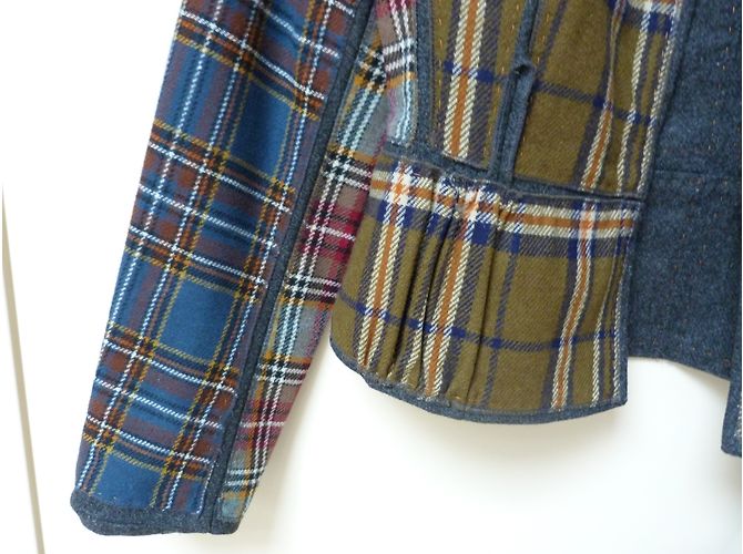 Philosophy Di Alberta Ferretti Wolljacke Tartan - Ansicht 3
