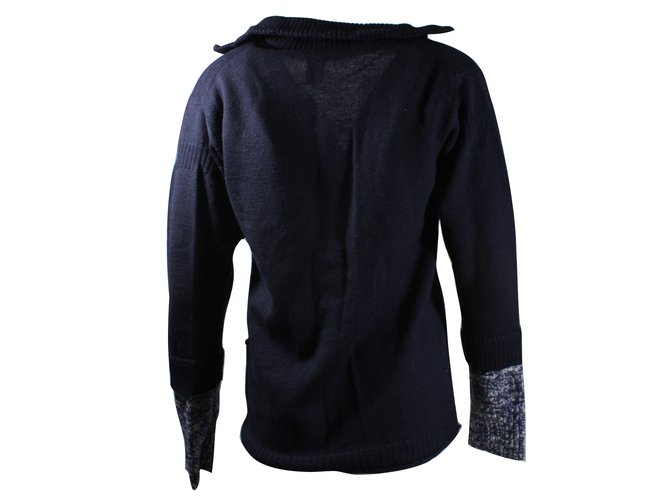 Marc by Marc Jacobs Wollpullover Blau Baumwolle Nylon S - Ansicht 3