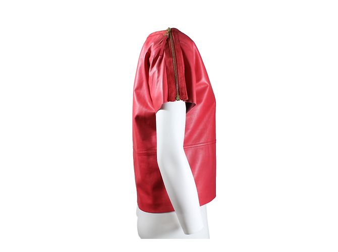Louis Vuitton Top de cuero coral - vista 4
