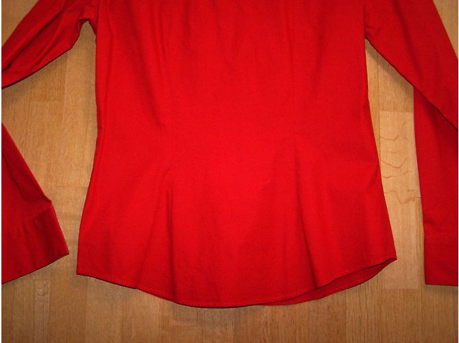 Regina Rubens Rock Anzug Rot Baumwolle Größe 38 - Ansicht 4