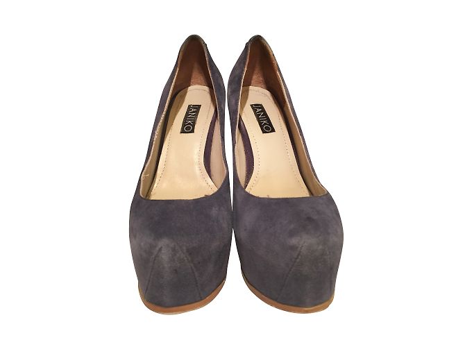Autre Marque Janiko Pumps Blau Wildleder Größe 38 - Ansicht 2
