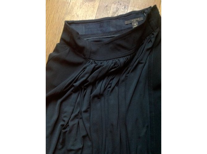 Louis Vuitton Schwarzer Rock aus Viskose Gr. 36 - Ansicht 3