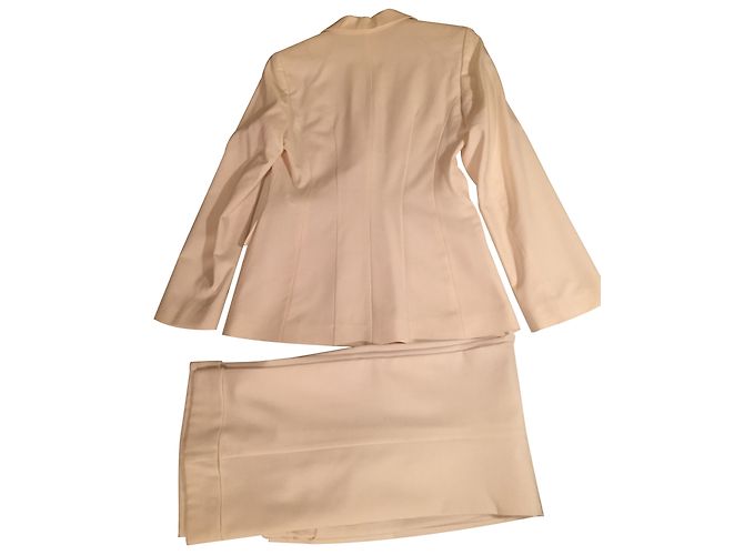 Autre Marque Oui Pantsuit Wool Eggshell Size 38 - view 2