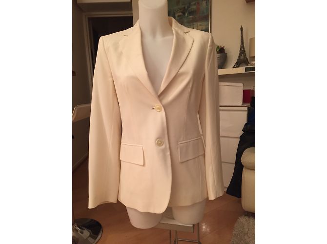 Autre Marque Oui Pantsuit Wool Eggshell Size 38 - view 4