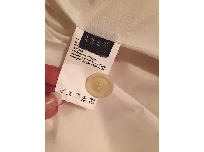 Autre Marque Oui Pantsuit Wool Eggshell Size 38 - view 7