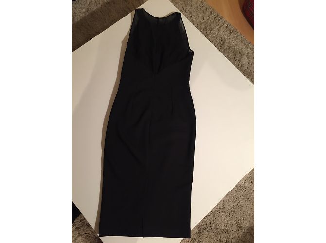 Zara ärmelloses schwarzes Stretch Kleid - Ansicht 4