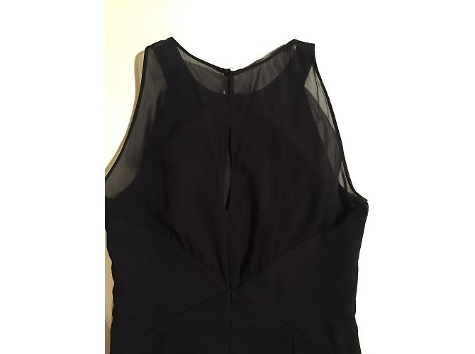 Zara ärmelloses schwarzes Stretch Kleid - Ansicht 5