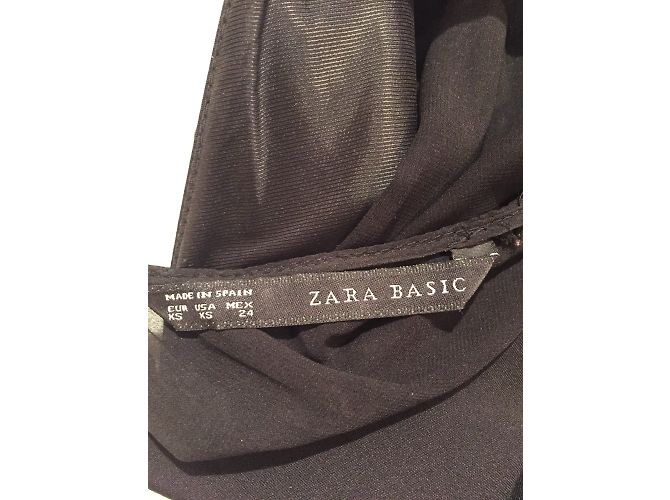 Zara ärmelloses schwarzes Stretch Kleid - Ansicht 6