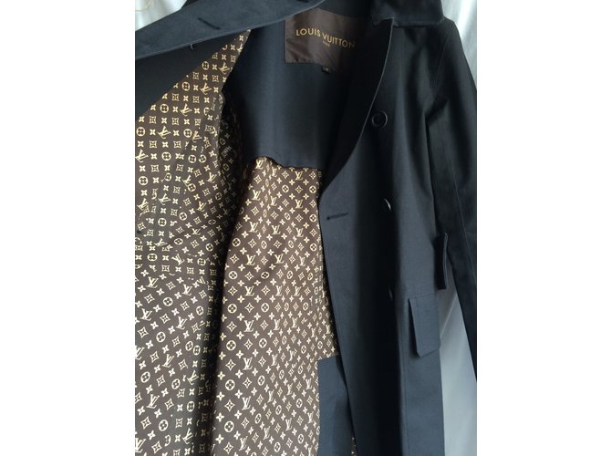 Louis Vuitton Gabardinas Negro - vista 6