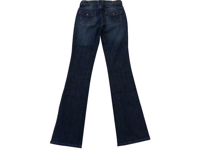Jeans Bootcut Galliano Azules Algodón - vista 2