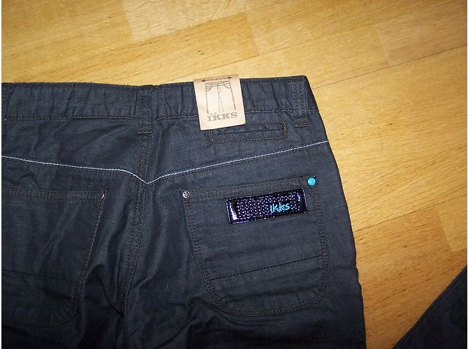 Ikks Schwarze Jeans Denim Mädchen Größe 12 - Ansicht 4