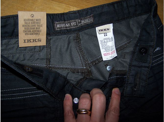 Ikks Schwarze Jeans Denim Mädchen Größe 12 - Ansicht 5