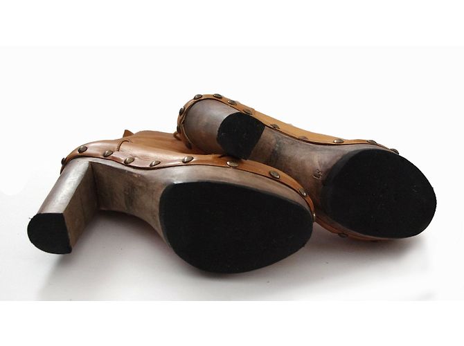 Autre Marque D.CO Copenhagen Lederstiefel Caramel Karamell - Ansicht 2