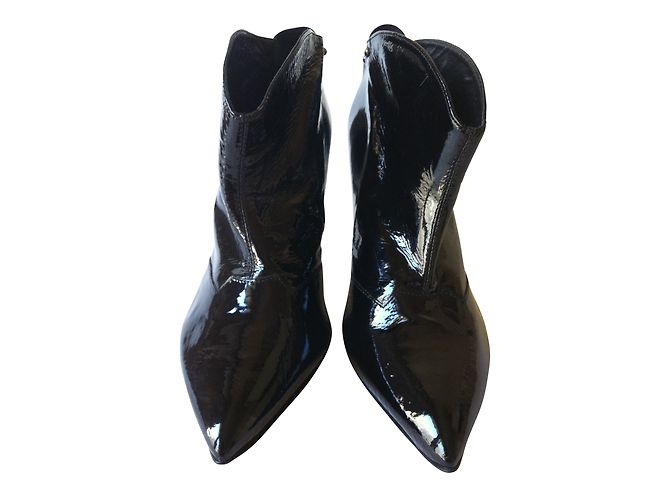 Autre Marque Botines STRATEGIA de charol negro - vista 2