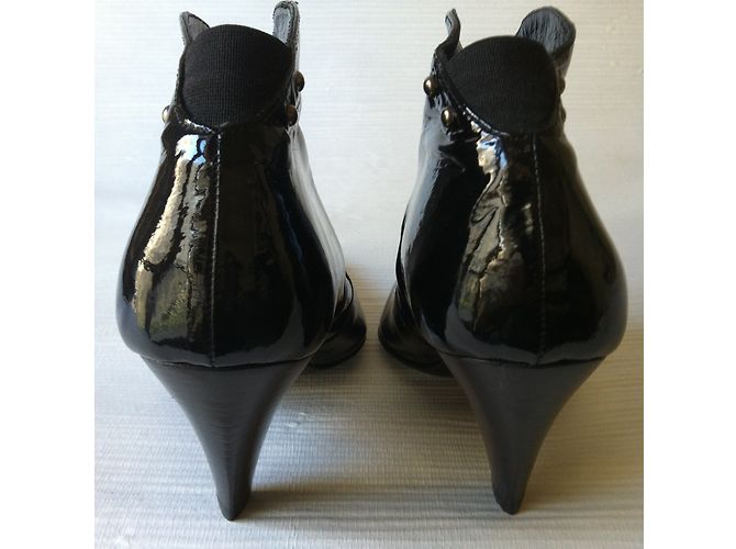 Autre Marque Botines STRATEGIA de charol negro - vista 3