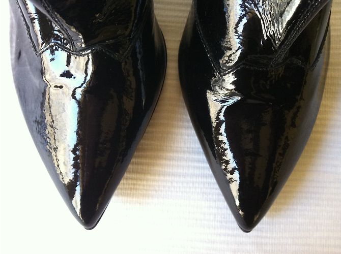 Autre Marque Botines STRATEGIA de charol negro - vista 5