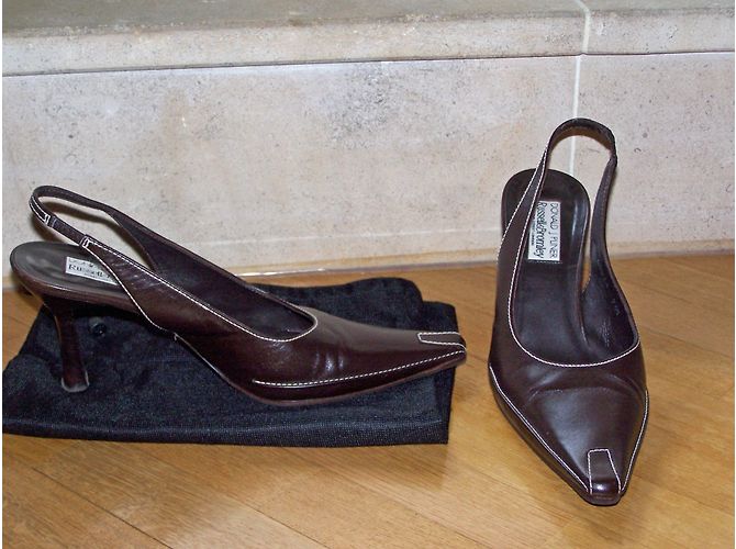 Sandali Russell & Bromley in pelle marrone - vista 4