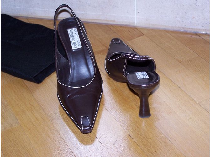 Sandali Russell & Bromley in pelle marrone - vista 6