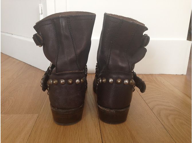 Ash Vicious Lederstiefel schwarz Größe 38 - Ansicht 3