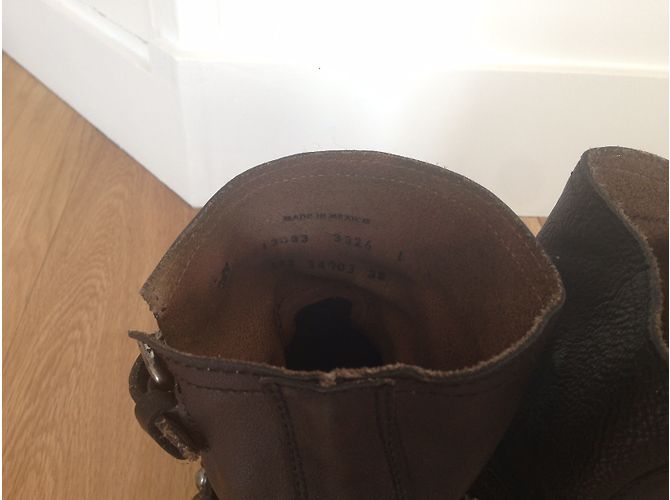 Ash Vicious Lederstiefel schwarz Größe 38 - Ansicht 4