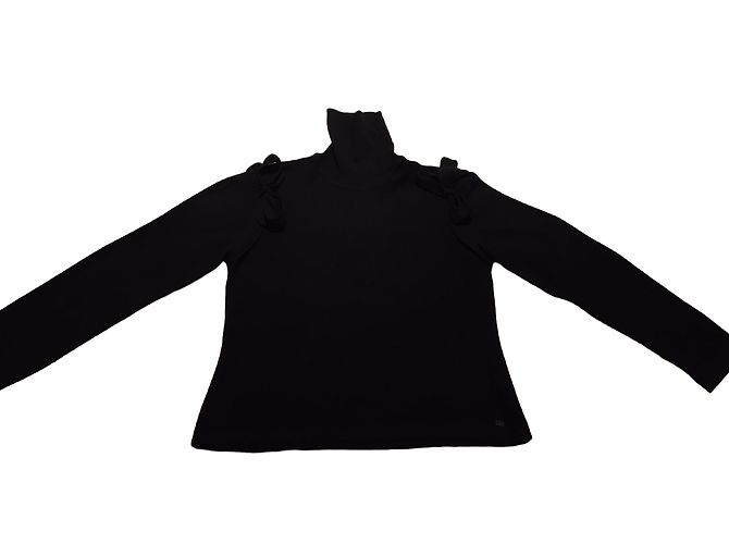 Sonia Rykiel Rollkragenpullover aus Wolle Schwarz - Ansicht 2