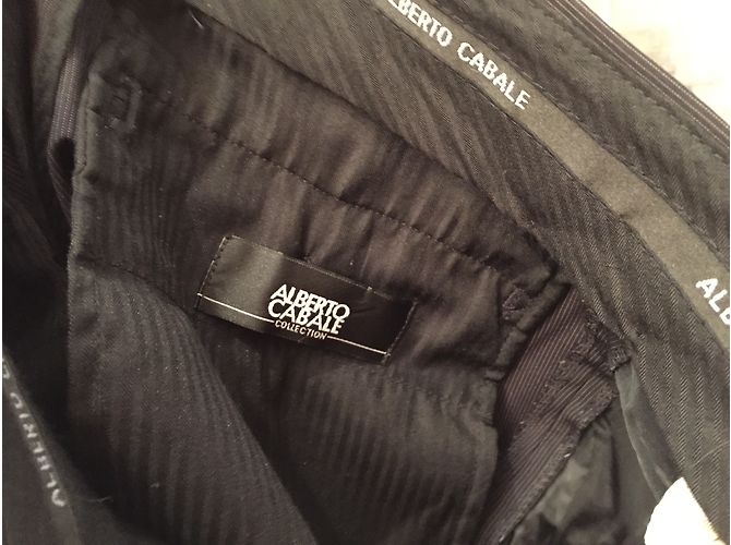 Autre Marque Grey Polyester Suit Size 52 - view 3