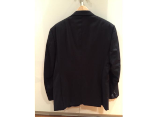 Massimo Dutti Blue Polyester Suit Size 54 - view 3