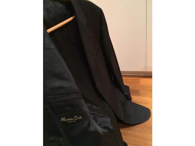 Massimo Dutti Blue Polyester Suit Size 54 - view 4