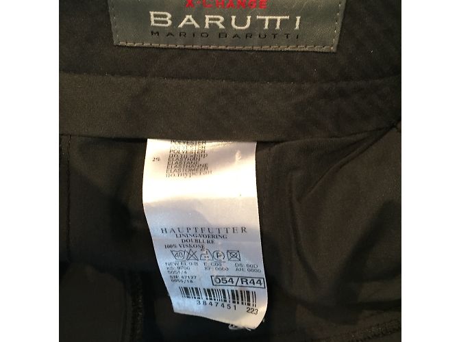 Autre Marque Barutti Grey Polyester Suit Size 52 - view 9