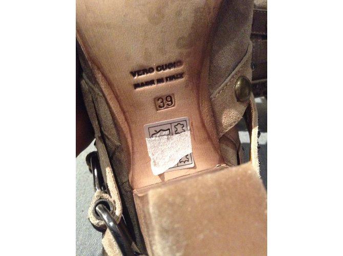 Vero Cuoio Botas Beige - vista 8