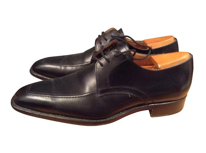 Autre Marque Black Leather Lace Ups Size 41 - view 2