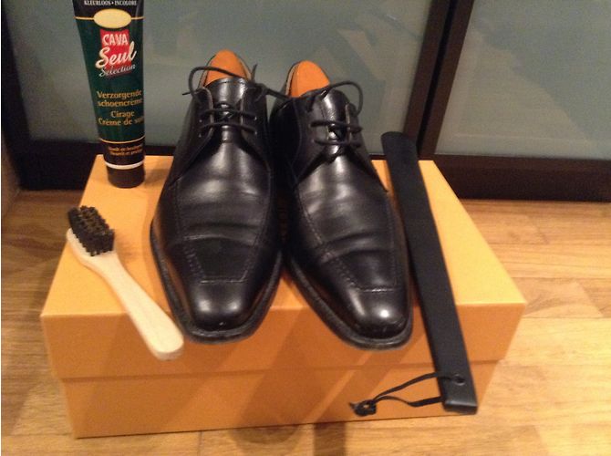 Autre Marque Black Leather Lace Ups Size 41 - view 3