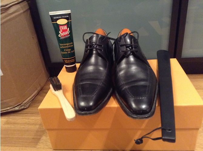 Autre Marque Black Leather Lace Ups Size 41 - view 5