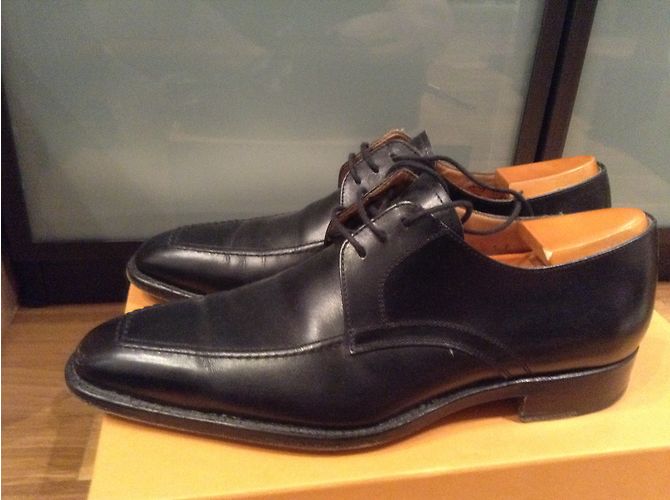 Autre Marque Black Leather Lace Ups Size 41 - view 7