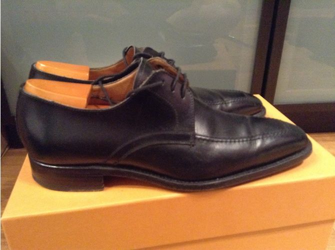 Autre Marque Black Leather Lace Ups Size 41 - view 8