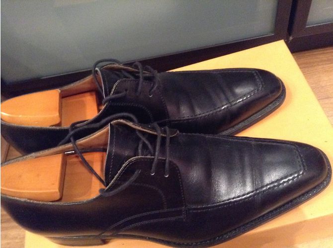 Autre Marque Black Leather Lace Ups Size 41 - view 9