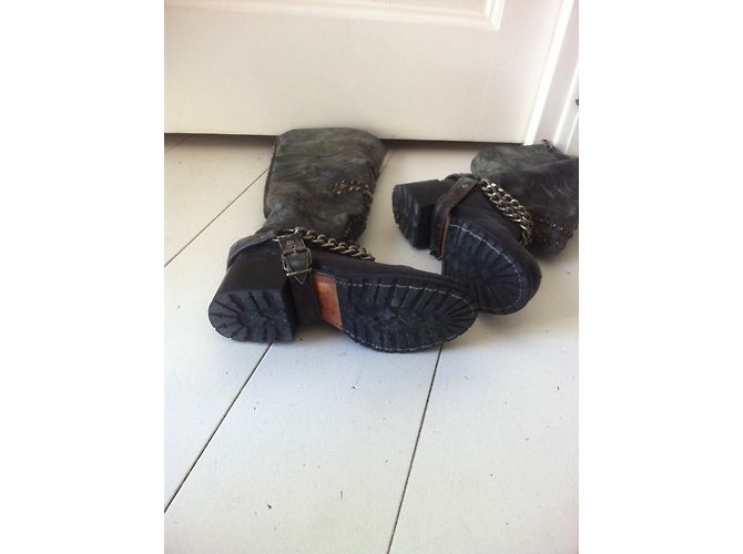 Botas Sendra Harley Rock Spirit Gris Cuero 36 - vista 3