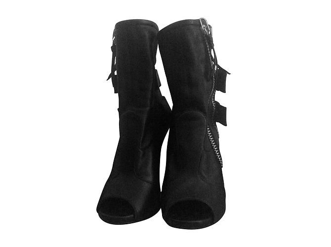 Stivaletti Giuseppe Zanotti in pelle nera Nero - vista 2