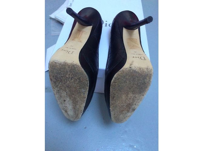 Décolleté Christian Dior in pelle nera misura 36 - vista 6