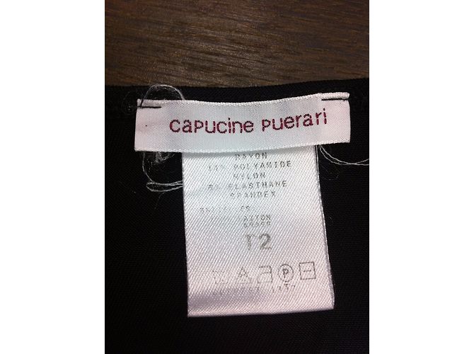 Autre Marque Schwarzes Rayon Kleid Größe 38 40 - Ansicht 5