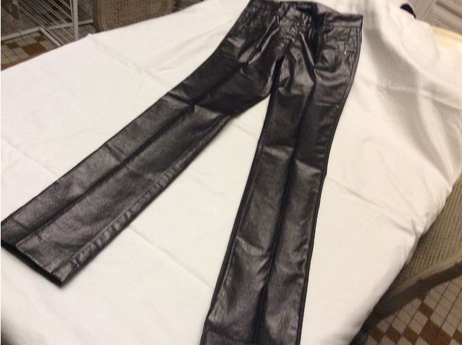 Dolce & Gabbana Hose Silber Gerade Schnitt - Ansicht 3