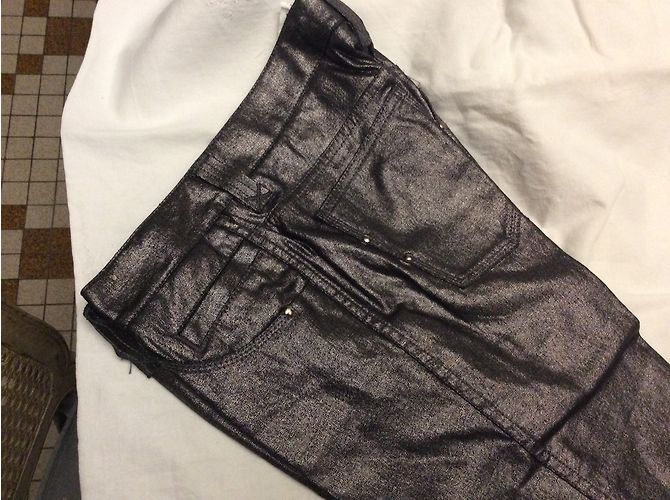 Dolce & Gabbana Hose Silber Gerade Schnitt - Ansicht 4