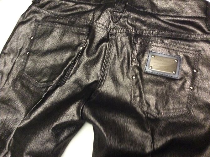 Dolce & Gabbana Hose Silber Gerade Schnitt - Ansicht 5