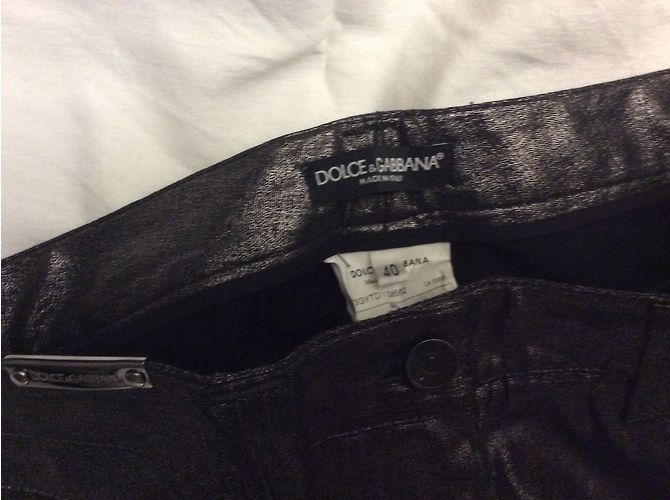 Dolce & Gabbana Hose Silber Gerade Schnitt - Ansicht 6