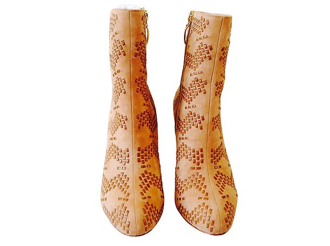 Botines Alexandre Birman Bota Salto Alto de gamuza - vista 2