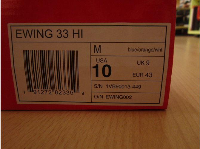 Patrick Ewing zapatillas Azul - vista 6