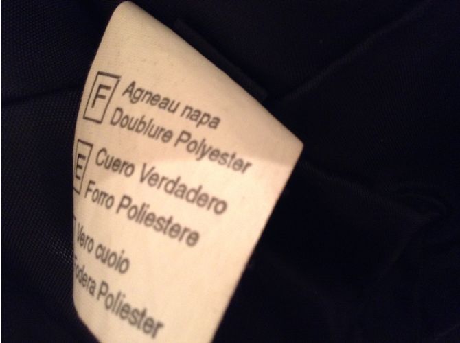 Ikks Schwarze Lederjacke aus Lammfell - Ansicht 5