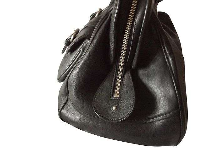 Borsa Christian Dior in pelle nera Nero - vista 3