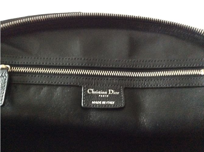 Borsa Christian Dior in pelle nera Nero - vista 6